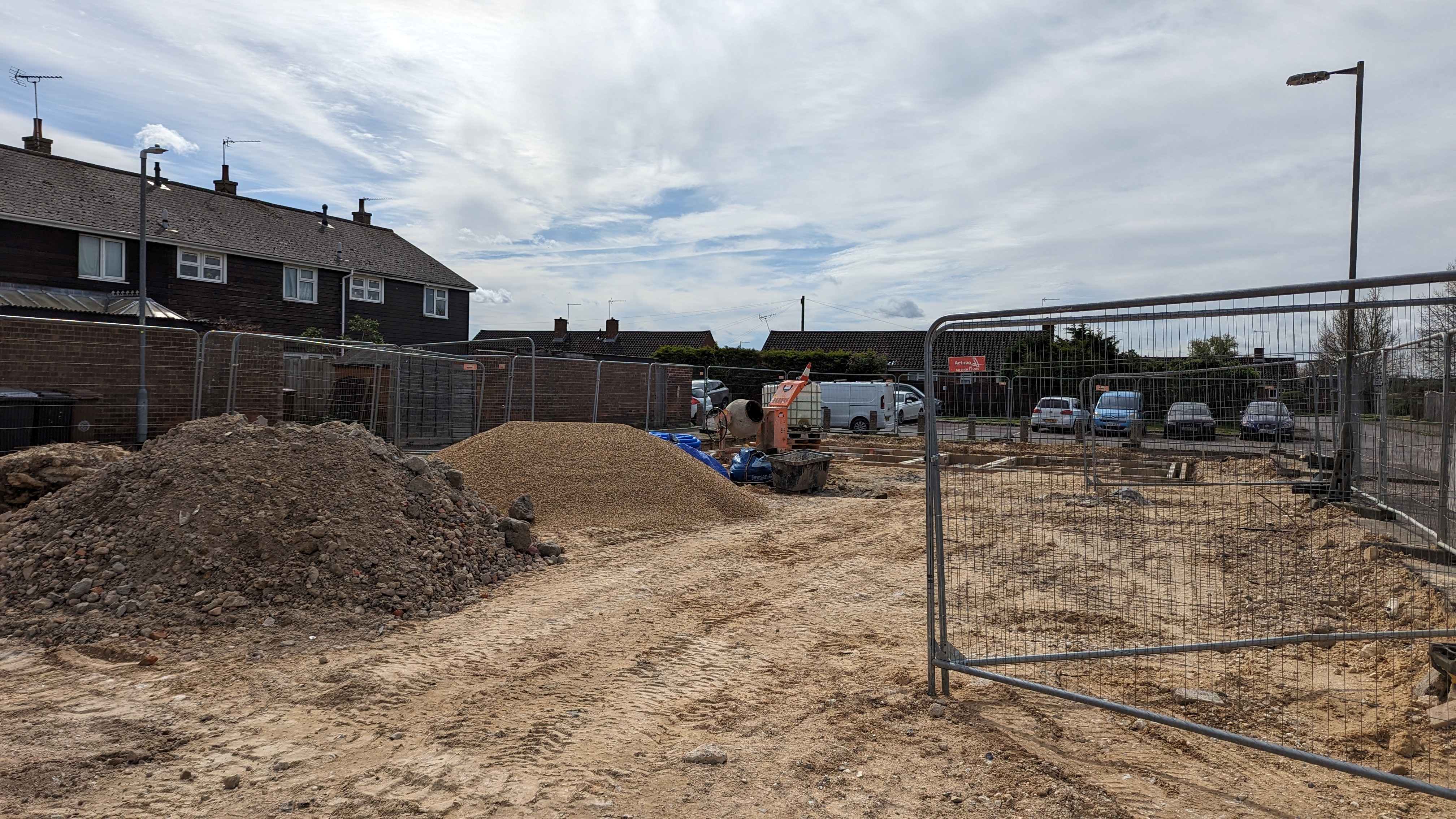 2.	Another of the building sites to become affordable homes in Mildenhall